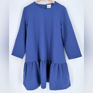 EDIT Blue Sutton Peplum Mini Dress